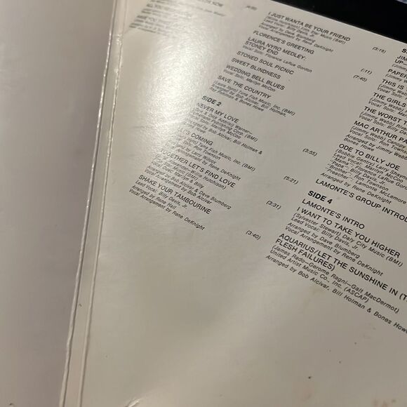 The 5th Dimension "Live" original Gatefold Double LP 1971, Bell Records 9000 - Picture 6 of 10